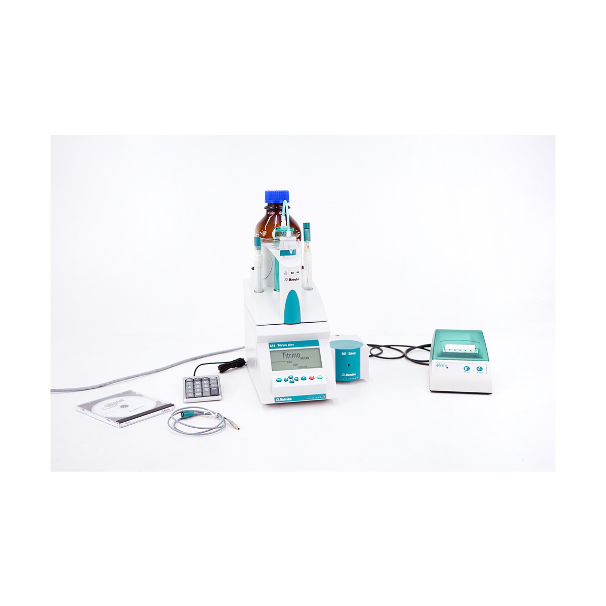 Metrohm 848 Titrando Plus Titrator 801 Stirrer Printer + tiBase 1.0, 5.295,50 €