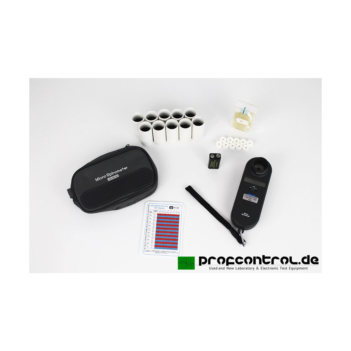 CareFusion Handheld Micro Spirometer + Mundstücke + Nasenaufsatz / nu, 129,00 €