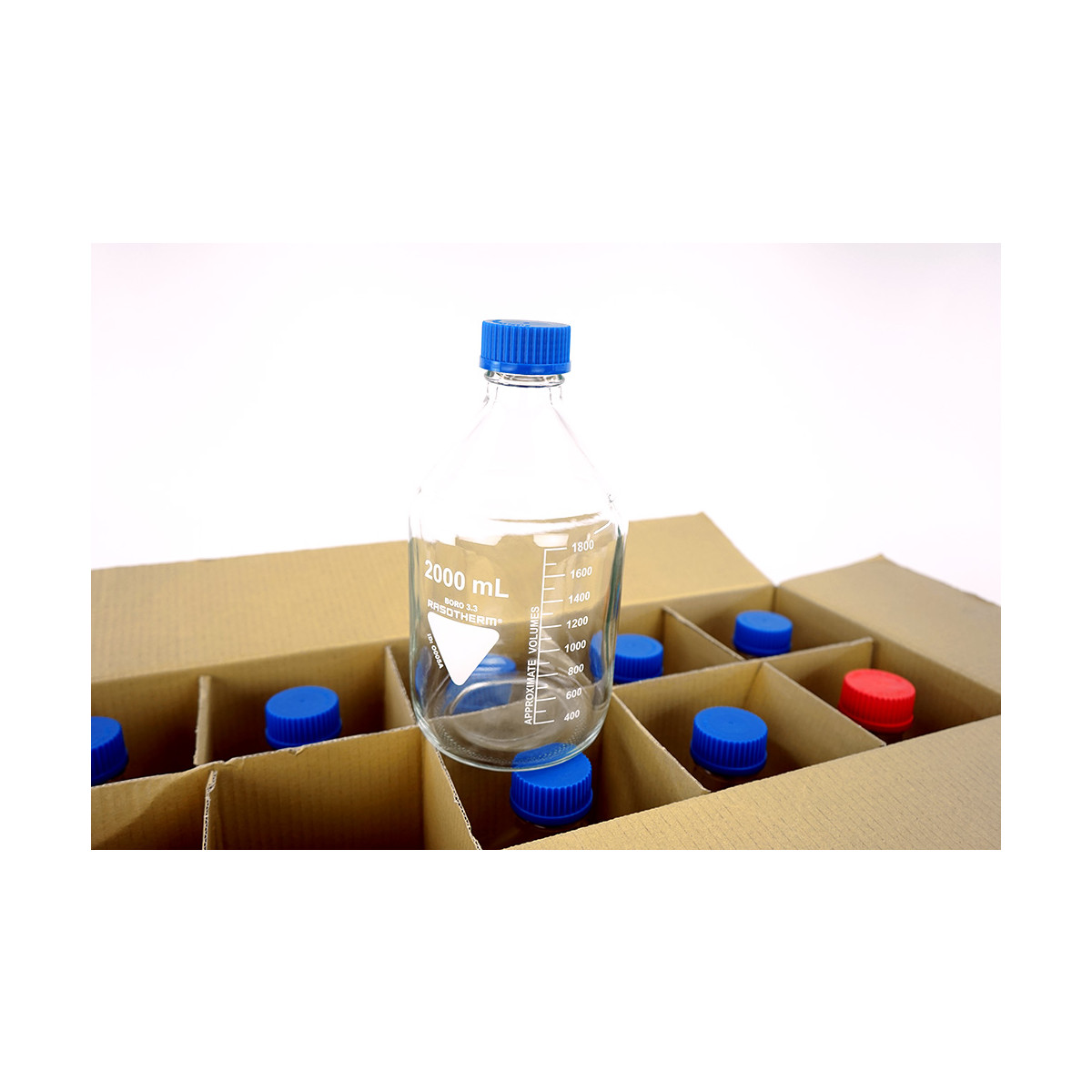 10x Set Rasotherm Boro 3.3 2000ml Flasche 952 06 005, 178,50 €