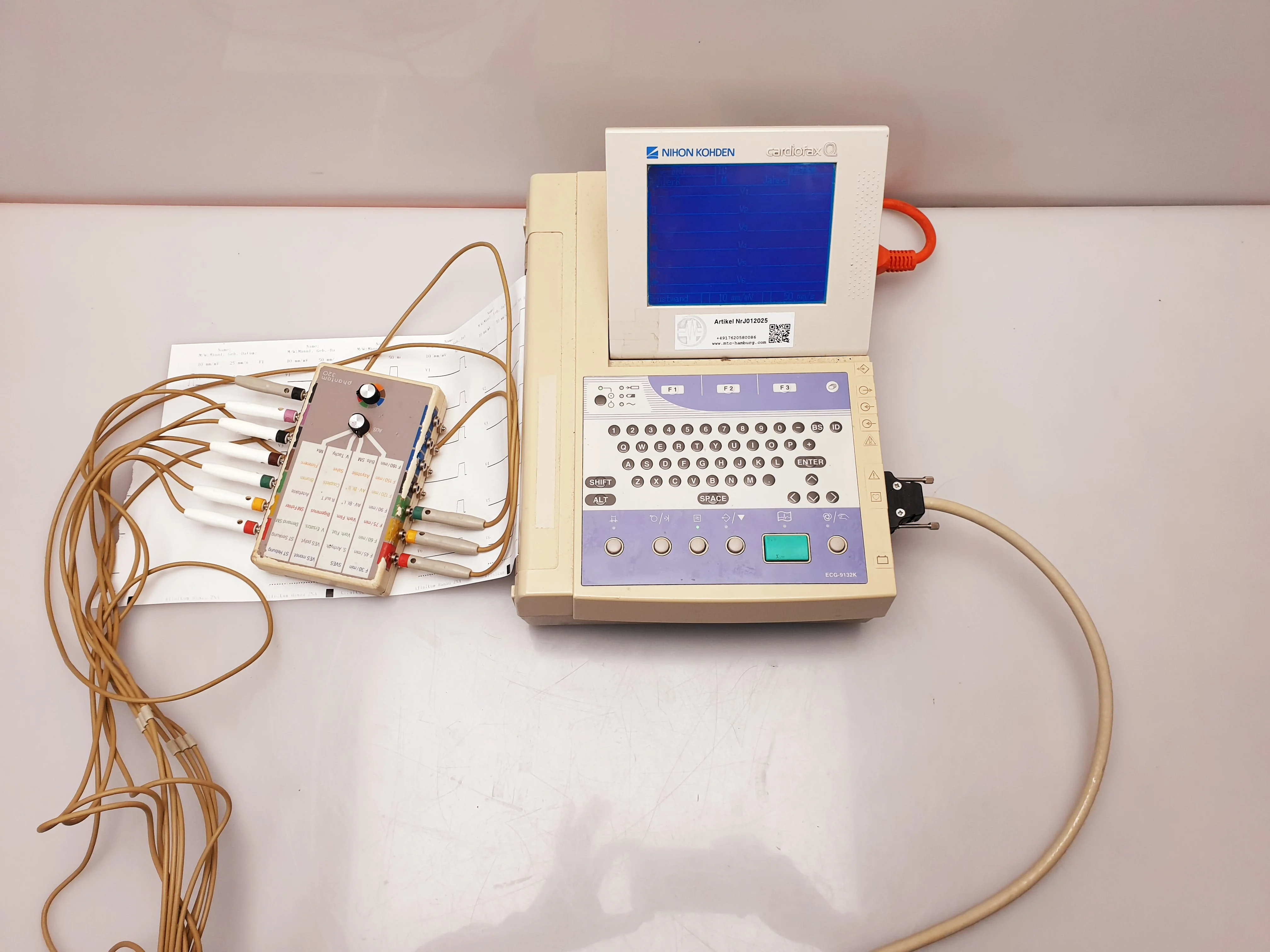 Gebraucht – Sehr Gut NIHON KOHDEN Cardiofax Q ECG-9132K