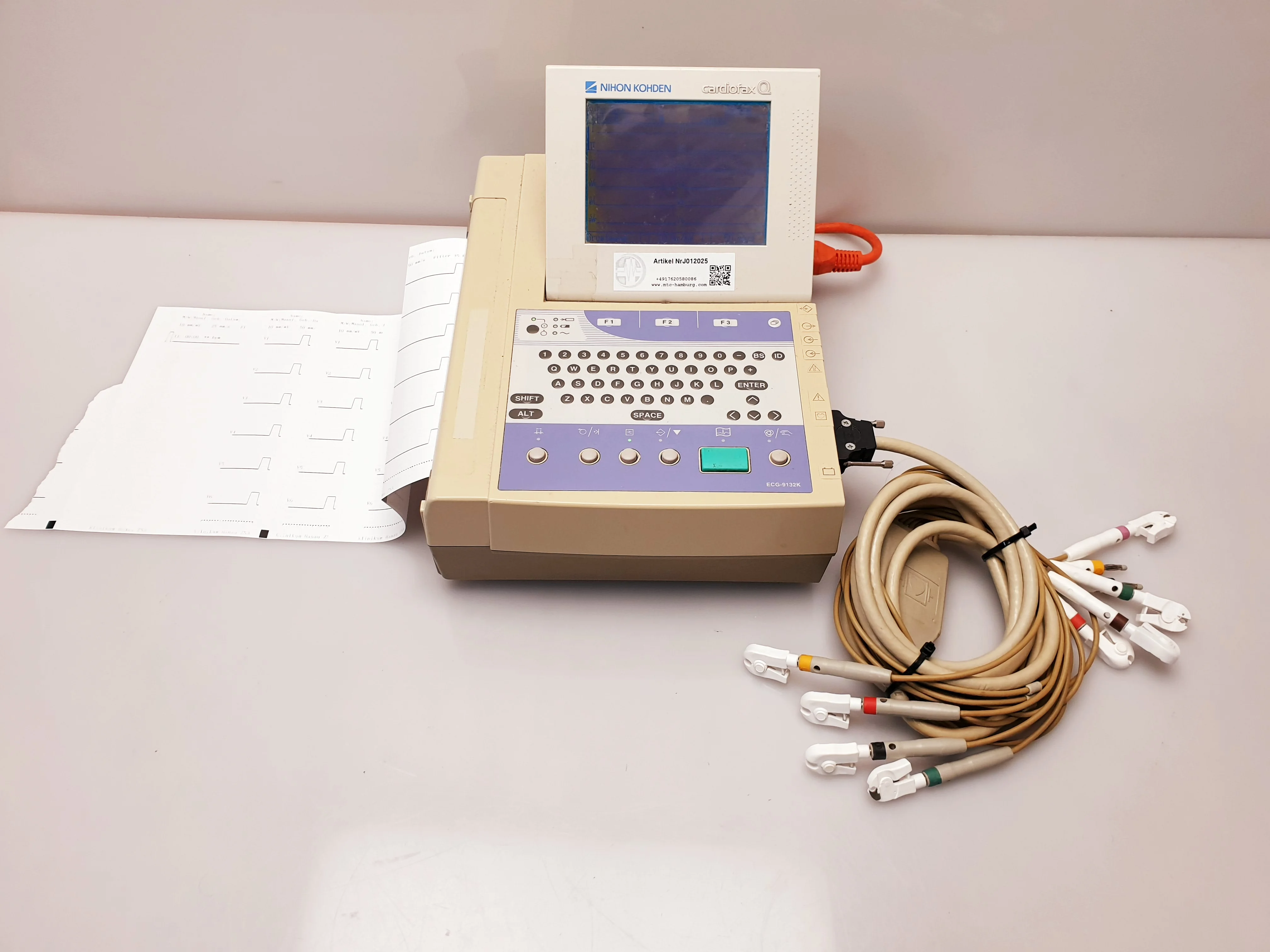 Gebraucht – Sehr Gut NIHON KOHDEN Cardiofax Q ECG-9132K