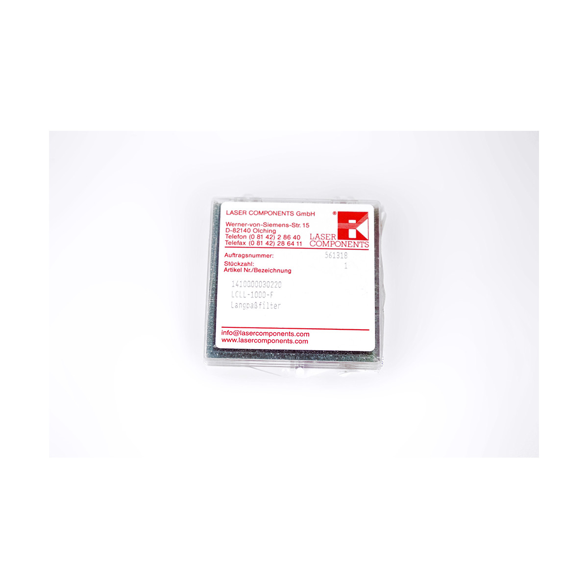LASER Components / Langpaßfilter / LCLL-1000-F 1410000030220, 178,50 €