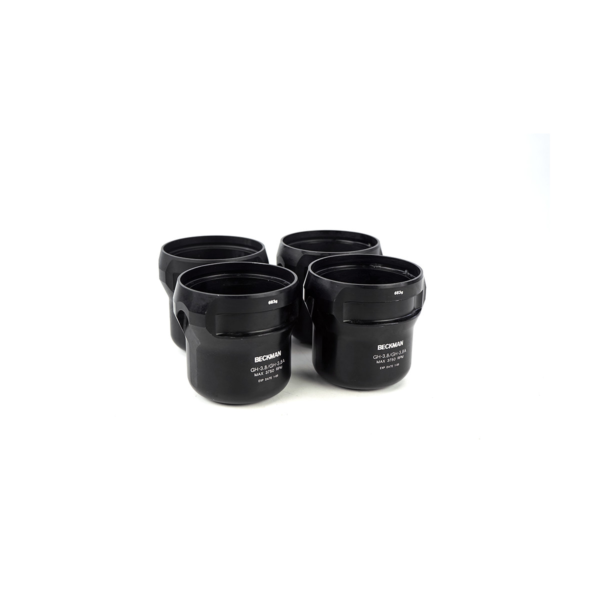 4x Beckmann GH-3.8 / GH-3.8A Becher Buckets for Rotor 750ml Allegra 6, 892,50 €