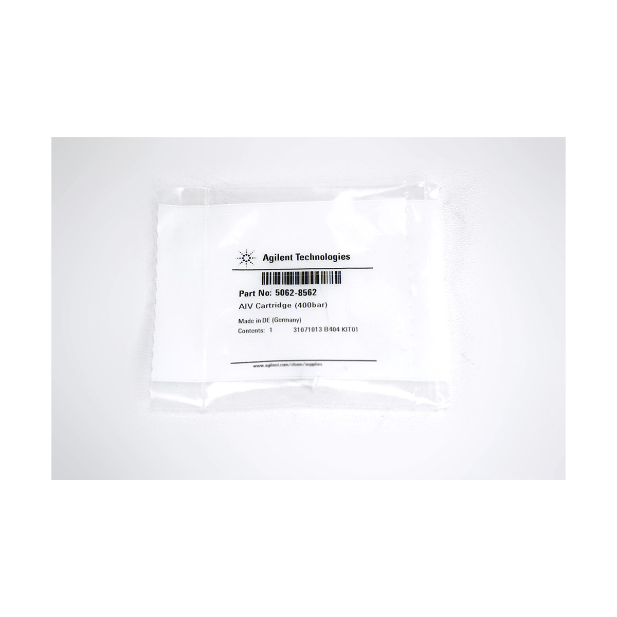 Agilent Cartridge for Active Inlet Valve, 400 ba / 5062-8562, 242,76 €