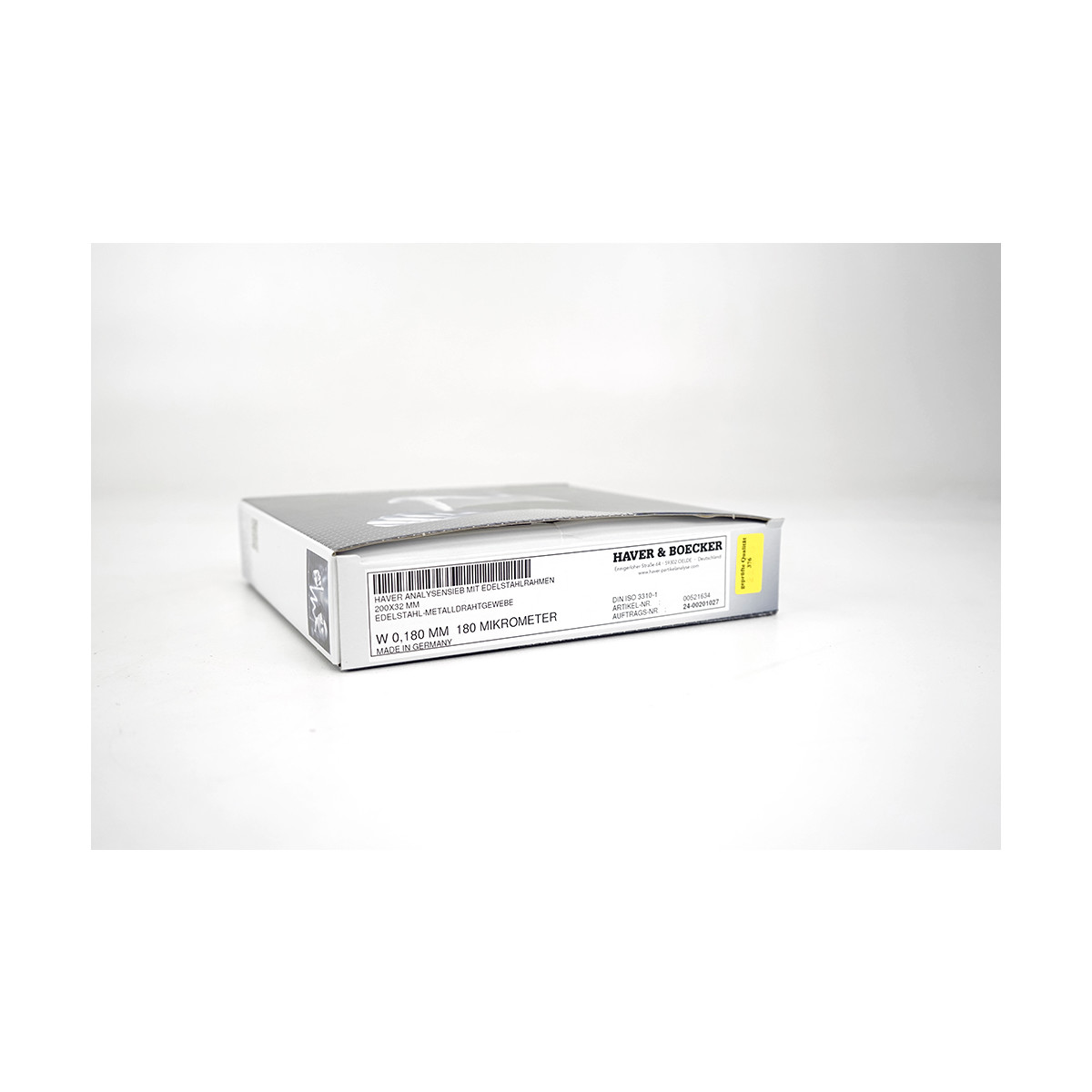 Haver & Boecker Analysesieb 200X32 MM/ W 0,180 MM 180 Mikrometer 0052, 107,10 €