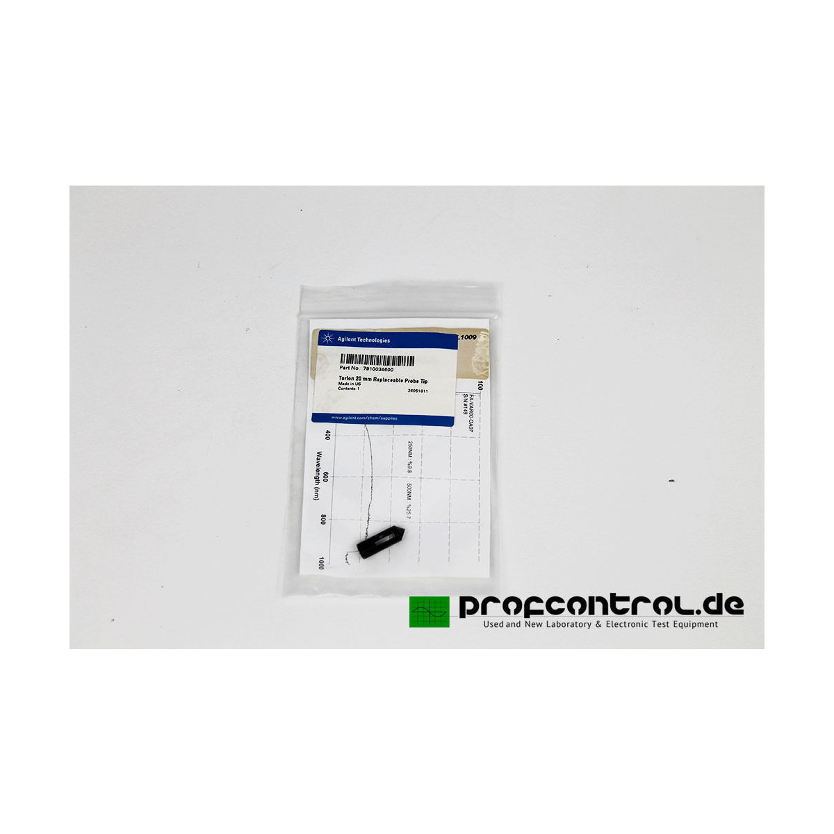 Agilent / Varian Cary 50 / 60 UV VIS Torlon Replaceable Probe Tip 20m, 357,00 €