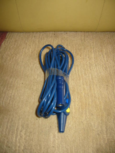 HF-Kabel mit Handgriff blau
