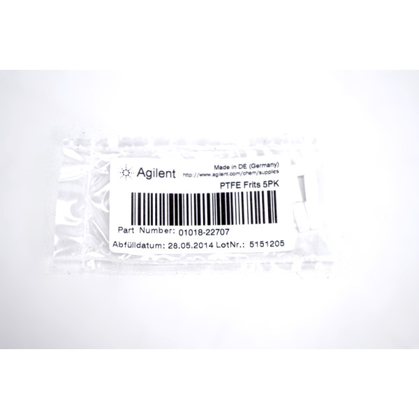 Agilent Set of 2x Frit, PTFE, 5/pk / 01018-22707, 76,16 €