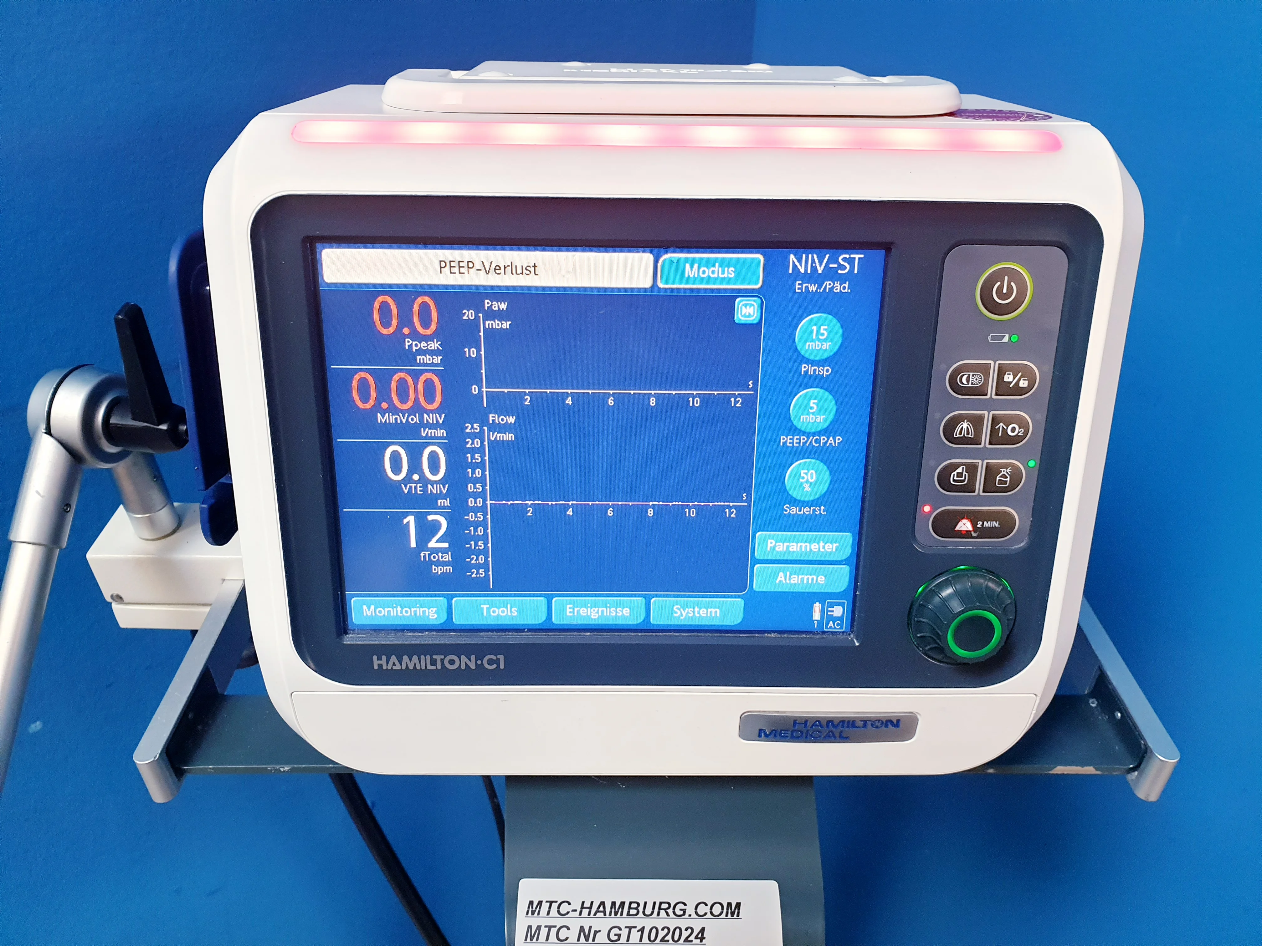 Gebraucht – Sehr Gut HAMILTON MEDICAL C1