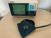 Datex cardiocap II Monitor, Netz Kabel und Blutdruck Manschette