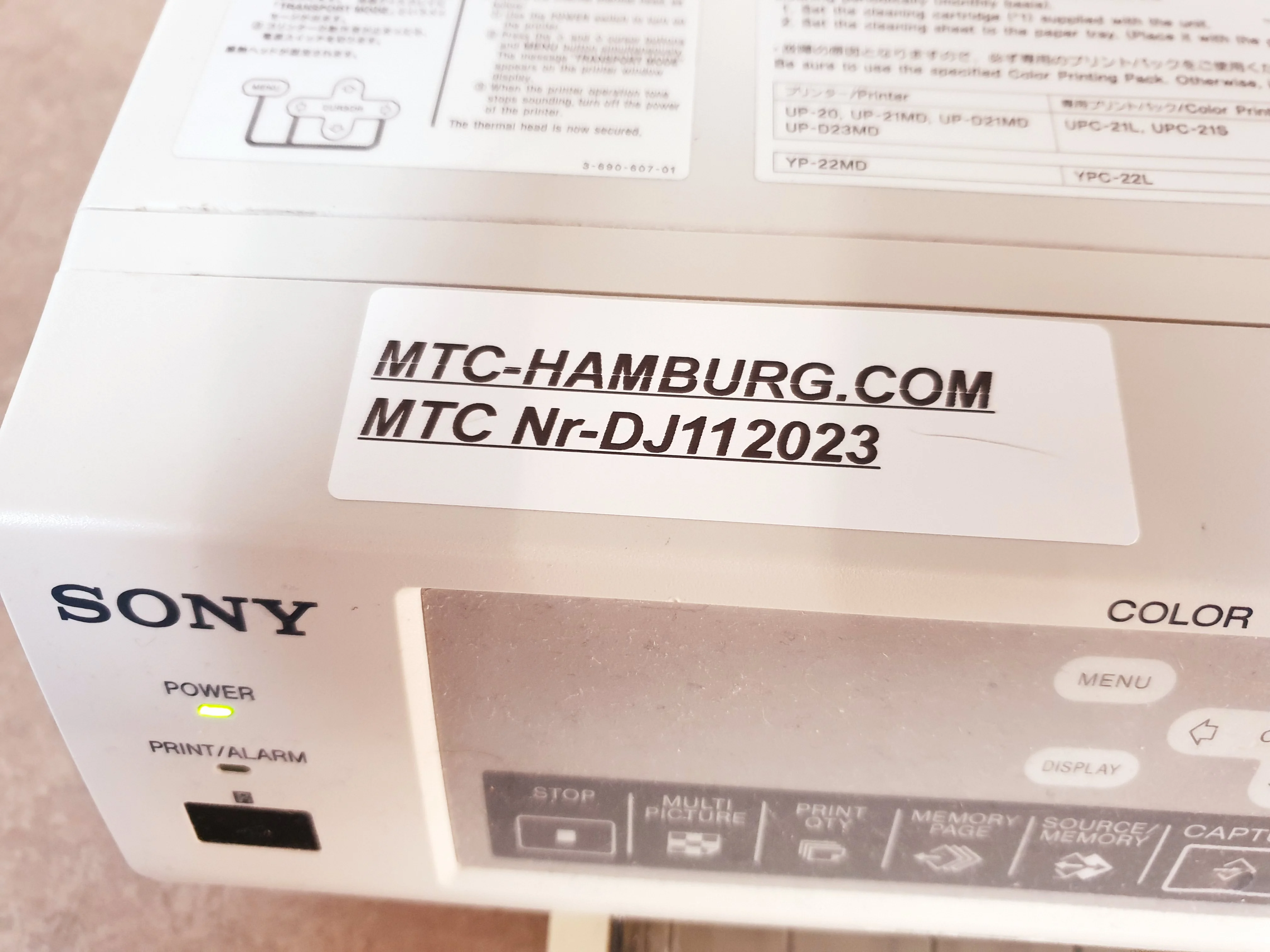 Gebraucht – Sehr Gut SONY UP-20