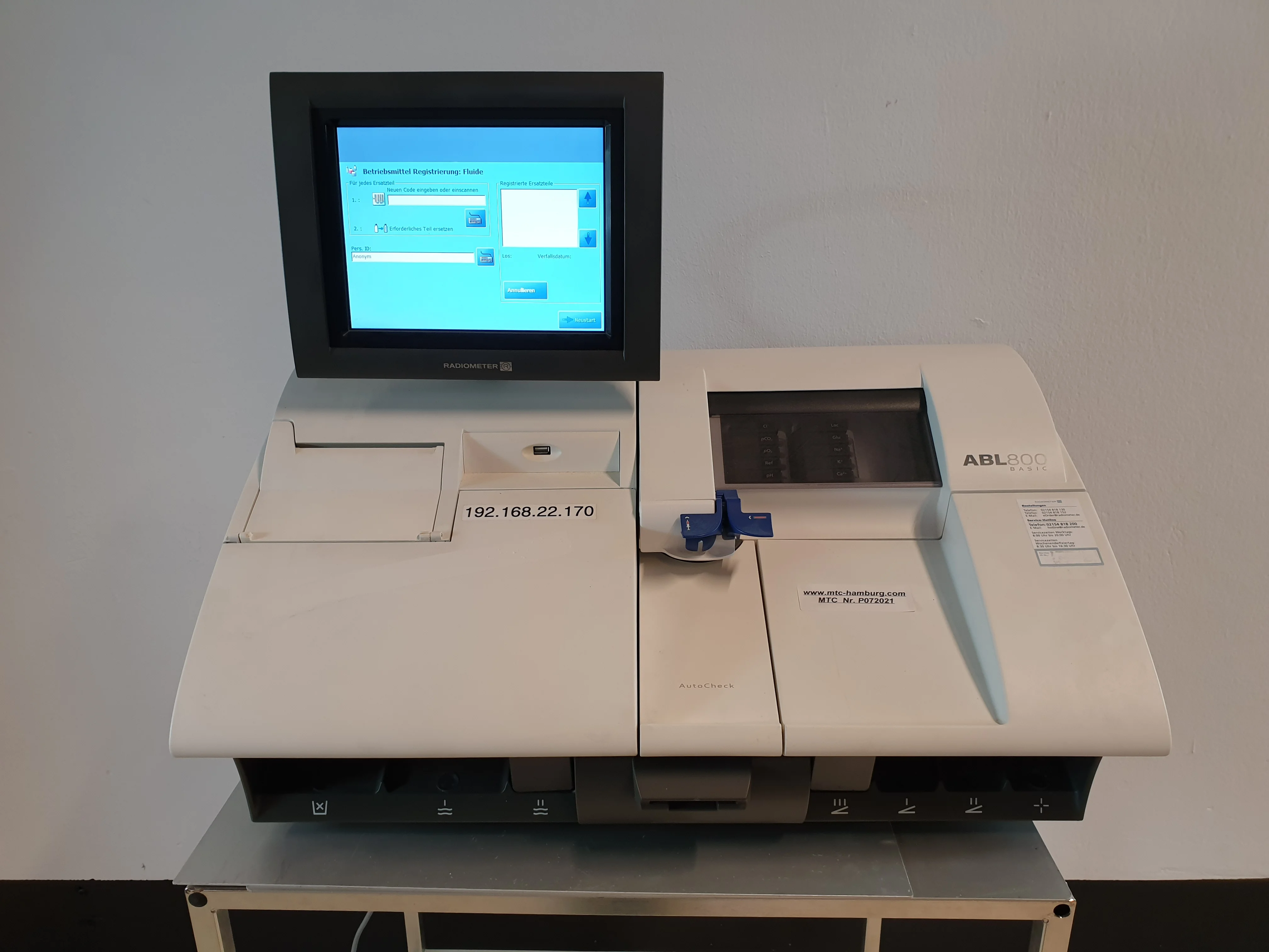 Gebraucht – Sehr Gut RADIOMETER ABL800