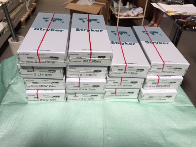 Osteosynthese-Material-Titan (Paket)