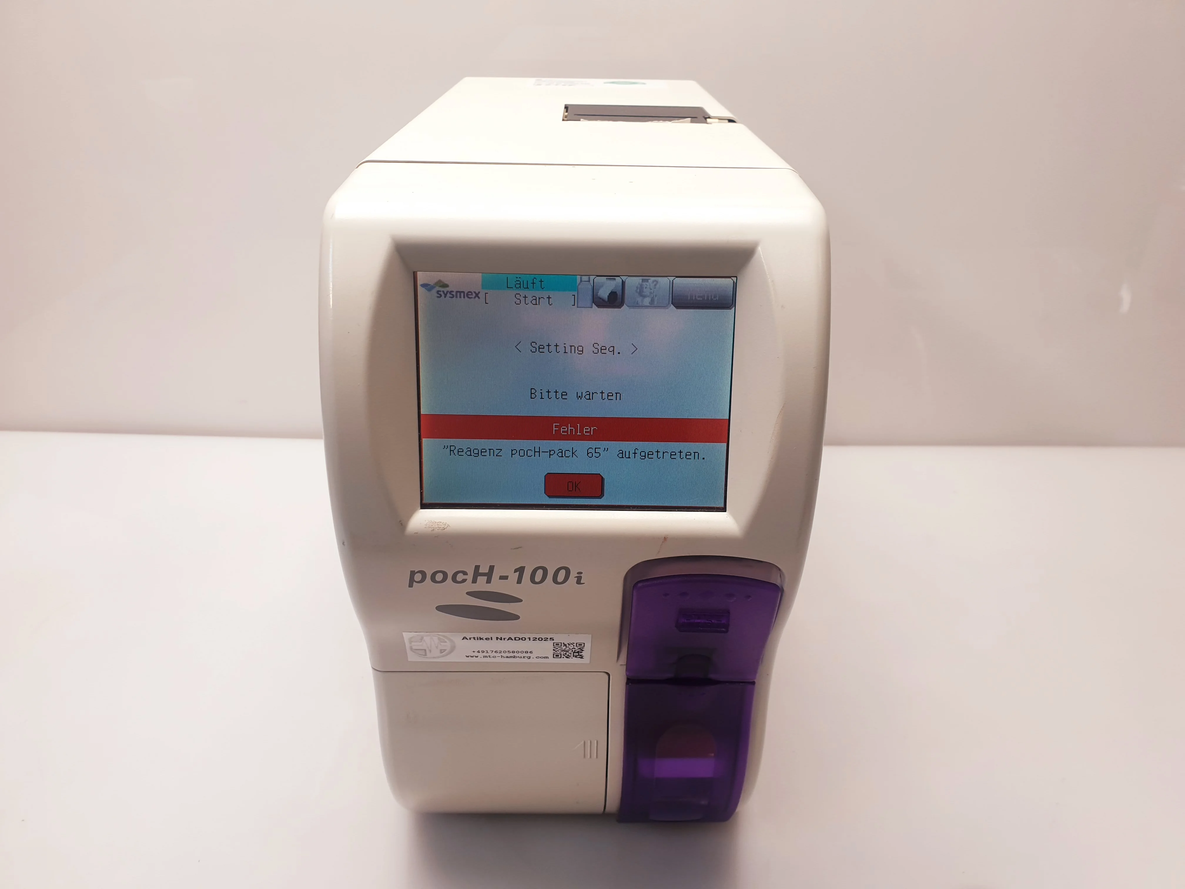 Gebraucht – Sehr Gut SYSMEX pocH-100i