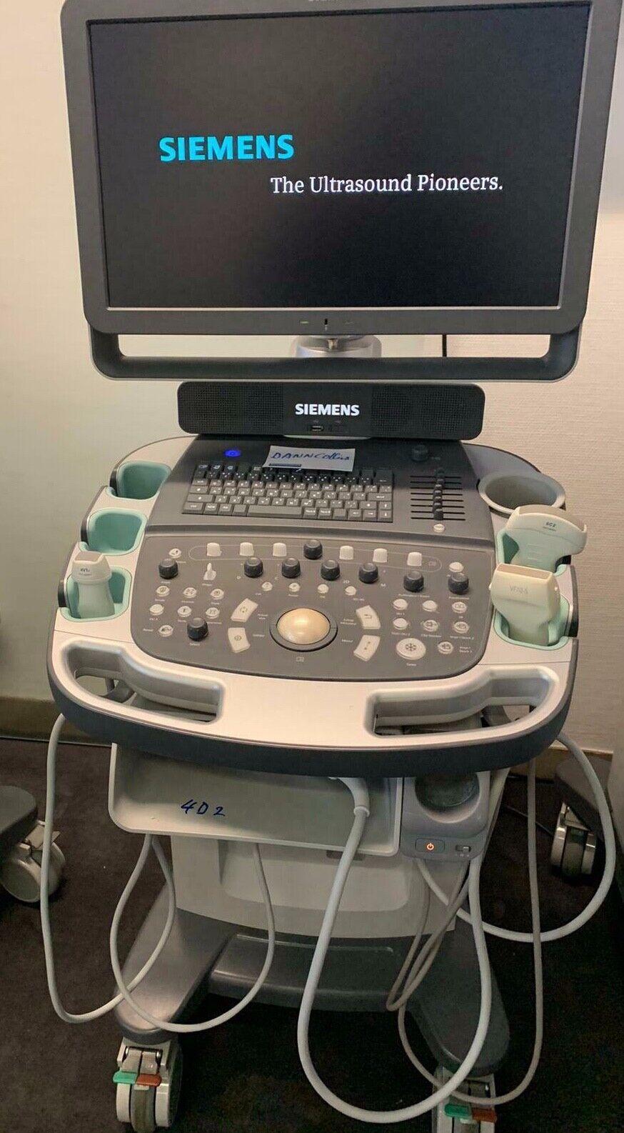 Siemens Acuson X700 Kardiologisches Gerät mit Farbdoppler und 3 Sonden