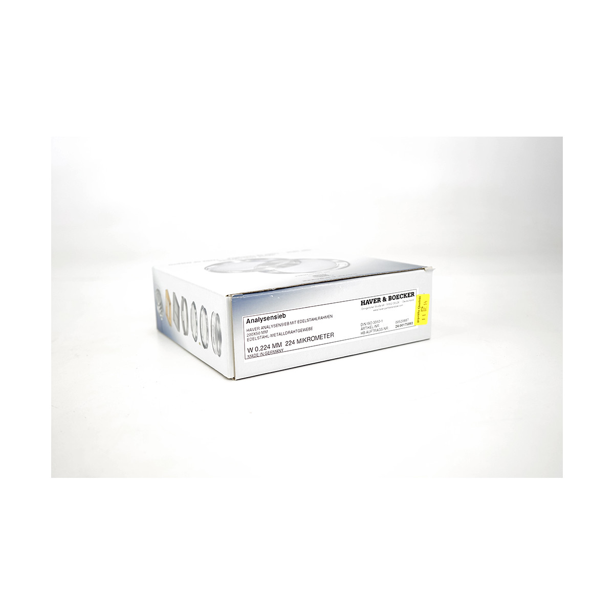 Haver & Boecker Analysesieb 200X32 MM/ W 0,224 MM 224 Mikrometer 0052, 107,10 €