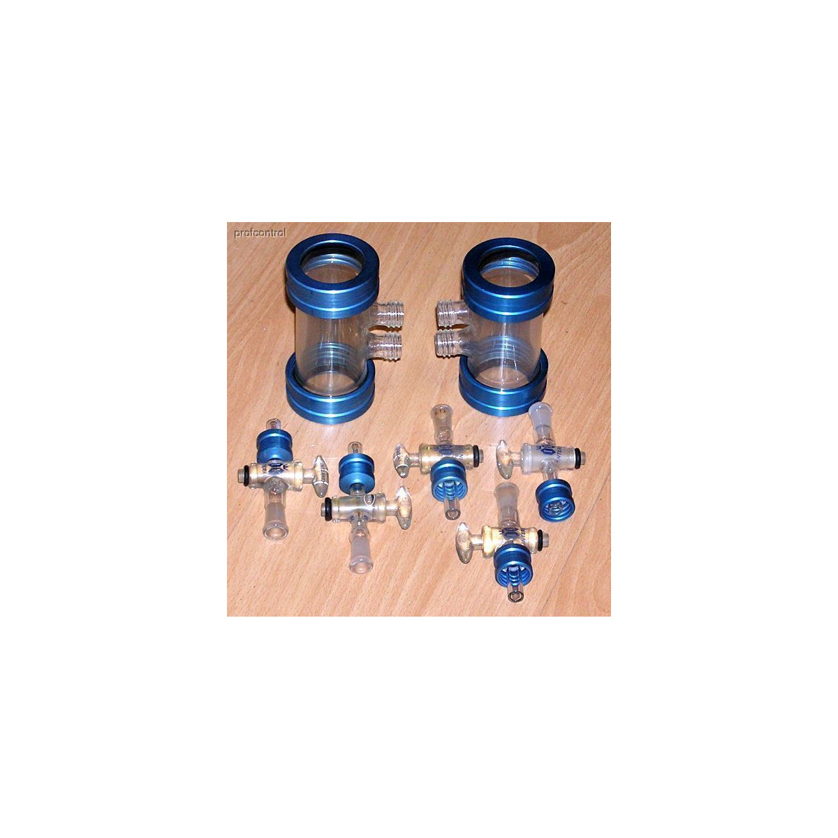 INTERKEY LAB GLASSWARE 5 pcs Stopcocks STO 1-2 with B10 CONUS 2 pcs D, 238,00 €