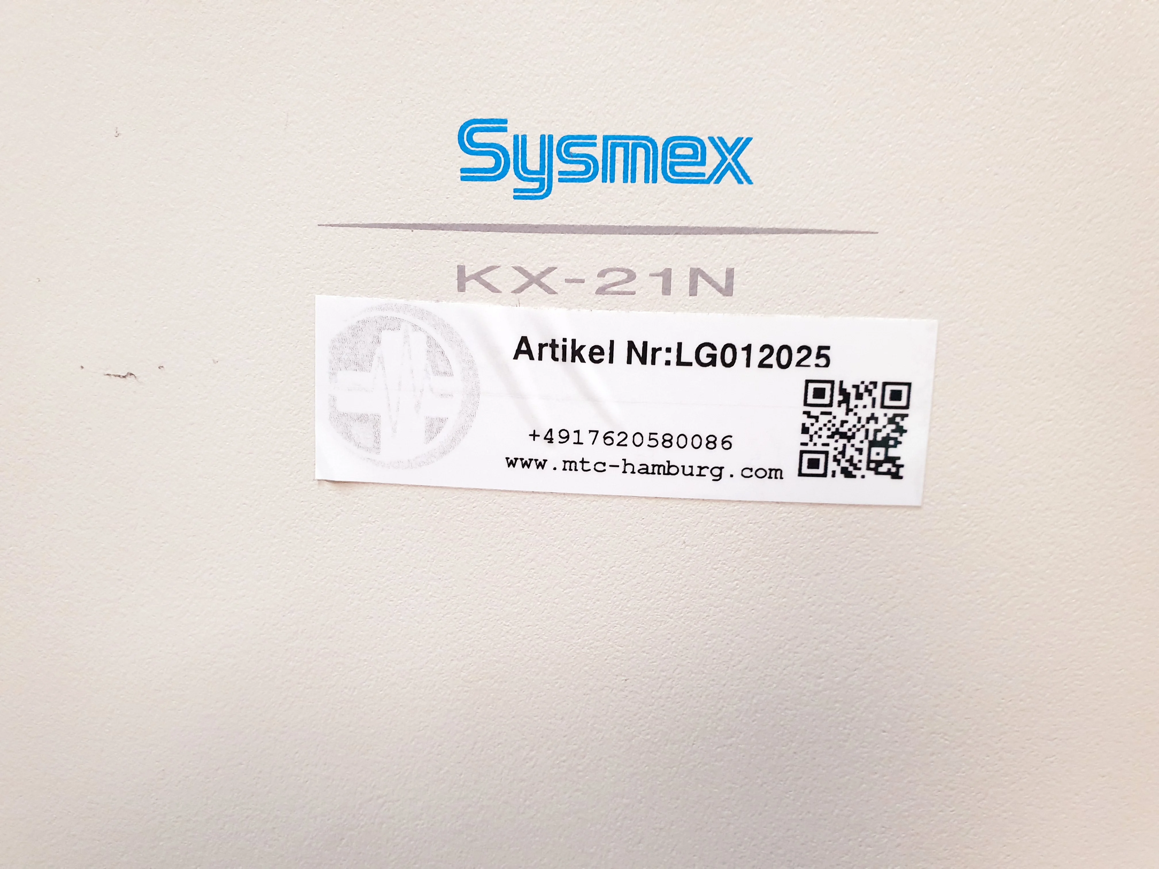 Gebraucht – Sehr Gut SYSMEX KX-21N