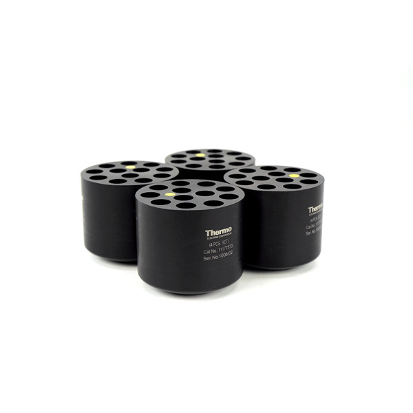 4x Thermo Jouan 11177573 12x15ml Adapter for Round Buckets M4 Rotor, 297,50 €