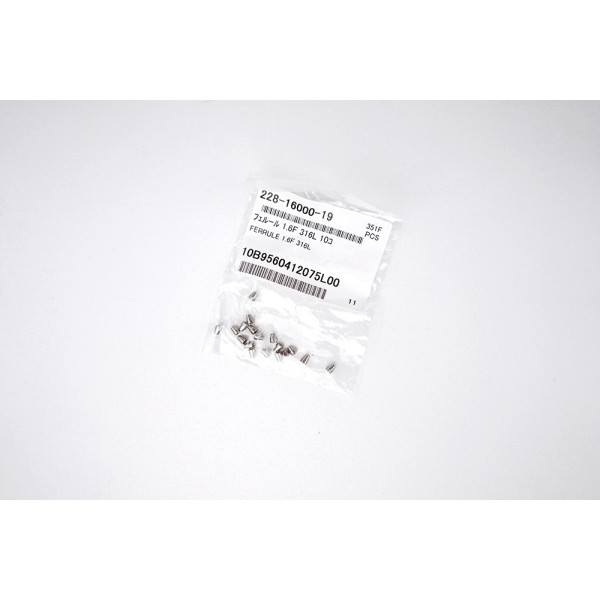 Shimadzu 228-16000-19 Ferrule 1.6F 316L 18 Pcs, 59,50 €